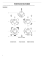 Page 44
PARTS AND FEATURES
This manual covers different models. The cooktop you have purchased may have some or all of the items listed.
Control Panel
A. Downdraft fan knob
B. Left rear control knobC. Left front control knob
D. Power on indicator lightE. Right rear control knob
F. Right front control knob
A
B
C
E
F
D 