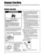 Page 8OPERMNCYOURDKVER 
To get the best dryer results possible, you must use your dryer correctly. This section tells you how 
to use your dryer properly and efficiently. 
iTARING YOUR DRYER 
Explosion Hazard 
Never place items in the dryer that are 
dampened with gasoline or other 
flammable fluids. 
No washer can completely remove oil. 
Do not dry anything that has ever had any 
type of oil on it (including cooking oils). 
Doing so can result in death, explosion, 
or fire. 
2. Turn the Cycle Control Knob to...