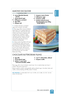 Page 81ALMOND DACQUOISE
YIELD:1 (8-INCH) CAKE
1. Combine almonds, powdered
sugar and cornstarch; set aside.
2.  Place egg whites in bowl of electric
stand mixer. Turn to medium-high and
whip until foamy. Add salt and cream
of tartar and continue whipping until
soft peaks form. Sprinkle in sugar,
vanilla and almond extract, beating
until stiff peaks form. Reduce to low
and quickly add almond mixture,
mixing just until blended.
3.  Using a pastry bag ﬁtted with large 
(
1⁄2-inch) plain tip, pipe mixture onto...