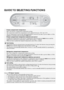 Page 9152
GUIDE TO SELECTING FUNCTIONS
Freezer compartment temperature
Shows the freezer compartment temperature setting.
The temperature inside this compartment can be adjusted between -18°C and -24°C.
The set temperature is stored and will automatically be restored even after a power failure or if the 
appliance is switched off by pressing the off
 button.
Freezer compartment temperature selection and control
To adjust the temperature in the freezer compartment, keep pressing the menu
 button until the...