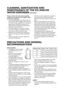 Page 25
Failure to follow the instructions regarding
sanitizing can compromise the hygienic safety
of the water dispensed.
 When using the appliance for the first time and
every time the filter is changed, discard the first
9-14 litres of water, equivalent to 6-7 minutes of
dispensing (not necessarily consecutive, but
before initial consumption) and discard the ice
produced in the first 24 hours.
 If the water dispenser has not been used for
more than 4/5 days, it is advisable to clean the
circuit and run off...