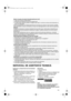 Page 18183
SERVICIUL DE ASISTENŢĂ TEHNICĂ
Înainte de a contacta Serviciul de Asistenţă 
Tehnică:
1.Vedeţi dacă puteţi rezolva singuri problema, cu 
ajutorul recomandărilor din capitolul “Ghid de 
detectare a defecţiunilor / Serviciul de 
asistenţă tehnică”).
2.Porniţi din nou aparatul, pentru a vedea dacă 
problema a fost rezolvată. Dacă nu, 
deconectaţi aparatul de la priză și așteptaţi 
aprox. o oră înainte de a-l porni din nou.
3.Dacă problema persistă și după verificările 
de mai sus, contactaţi Serviciul...