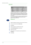 Page 1261–84
USER GUIDE (COPIER)
Stored Jobs
The Stored Jobs feature allows you to program various feature 
settings in the built-in copier memory as a single job.  Up to 8 jobs 
can be stored and up to 18 characters can be entered for each job 
name.  This feature is especially helpful for complex jobs that you 
run frequently.
You can retrieve stored jobs and apply their programming features 
to a new copy job.  Deleting stored jobs frees that memory 
position for storing different jobs.
Storing a Job
1Program...