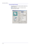 Page 184  
2–20
USER GUIDE (PRINT)
Document Default Properties
This describes the document default properties available in the 
Properties dialog box.
NOTE: In order to print correctly, it is necessary to make 
appropriate settings in this tab. 