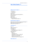 Page 3iii
USER GUIDE (COPIER) 1-1
User Guide (Copier) 1-1
Getting to Know Your Copier 1-1
Control Panel 1-4
Touch Screen 1-7
Power Switch 1-8
Audio Tones 1-8
Duplex Automatic Document Feeder (DADF) 1-8
Document Glass 1-8
Paper Trays 1-9
Output Trays 1-9
Power Saver Mode 1-10
Exiting the Power Saver Mode 1-10
Quick Start Guide to Copying 1-11
Making Copies Using the Duplex Automatic Document Feeder 1-11
Making Copies from the Document Glass 1-12
Making Copies Using Features 1-13
Loading Paper 1-17
Tray 1 1-17...