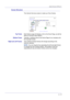 Page 2752 – 111
USER GUIDE (PRINT)
Screen Structure
The Internet Services screen is made up of four frames.
Top FrameEach feature page will display a link to the Home Page, as well as 
tabs for moving to each feature.
Bottom FrameTypically, it displays links to the Home Page of our company and 
the copyright screen. 
Right and Left FramesThe contents of these frames will change according to the 
features selected.
NOTE: You can drag the line separating the left and right frames 
to change the size of these...