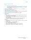 Page 83Printing
ColorQube 8570/8870 Color Printer
User Guide83
Printing on Custom-size Paper
Notes:
•Print custom-size paper from Tray 1 only.
•You must create a custom size in the printer driver before printing on custom-size paper. 
If you have not created a custom size, see Defining a Custom Paper Size in the Printer 
Driver on page 82.
1. Open Tray 1 and its tray extension. For details, see Loading Paper in Tray 1 on page 56.
2. Insert the custom-size paper into the tray.
3. Adjust the paper guides to fit...