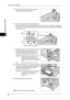 Page 522 Paper and Other Media
50
Paper and Other Media
2
5Unscrew the screw of the front guide and 
remove the guide from the tray.
6Insert the small protrusions at the bottom of 
the guide into the holes corresponding to the paper size (
c). Insert the protrusion on 
the tray into a hole corresponding to the paper size on the top of the guide, and tighten 
up the screw (
d).
7Pull up the lever of the end guide (c). Move 
the lever along the slot, and set it at the 
position corresponding to the paper size 
(...