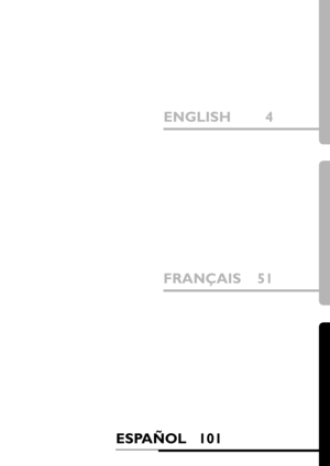 Page 101FRANÇAIS    51
ESPAÑOL   101
ENGLISH         4
Downloaded From ManualsPrinter.com Manuals 