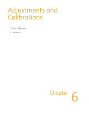 Page 1416
Chapter
Adjustments and 
Calibrations
In this chapter...
•Adjustments
Downloaded From ManualsPrinter.com Manuals 