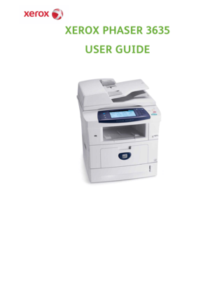 Page 1Xerox PHASER 3635 
User Guide
Downloaded From ManualsPrinter.com Manuals 