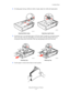 Page 49Loading Paper
Phaser® 4510 Laser Printer
3-13 2.If loading paper having a different width or length, adjust the width and length guides.
3.Extend the tray to accommodate legal or US Folio (legal 13) paper by moving the release 
tabs to the sides of the tray and pulling out on the front of the tray. Reduce the tray by 
moving the release tabs to the sides of the tray and pushing in the front of the tray.
4.Fan the paper to release sheets that are stuck together.
Adjusting Width Guides Adjusting Length...