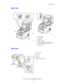 Page 32Product Tour
Phaser® 6115MFP Multifunction Product
2-3
Open View
Back View
1.Fuser levers
2.Transfer belt
3.Fuser unit
4.Drum cartridge
5.Toner cartridge carousel (contains four 
toner cartridges: C, M, Y, and K)
6.Scanner lock
1.Power switch
2.Line Out
3.Line In
4.USB port
5.Ethernet Interface port
2
3
4
5
1 1
6115-007
6
6115-115
6115-113
5
4 3
1
2
Downloaded From ManualsPrinter.com Manuals 