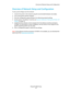 Page 32Overview of Network Setup and Configuration
Phaser® 6280 Printer
32
Overview of Network Setup and Configuration
To set up and configure over the network:
1. Connect the printer to the network using the recommended hardware and cables.
2. Turn on the printer and the computer.
3. Print the Configuration page and keep it for referencing network settings.
4. Set the printer’s IP address. To do this, see Dynamic Methods of Setting the Printer’s IP 
Address on page 36.
5. Install the driver software on the...
