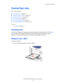 Page 90Clearing Paper Jams
Phaser® 6300/6350 Color Laser Printer
6-2
Clearing Paper Jams
This section includes:
■Preventing Jams on page 6-2
■Misfeed at Tray 1 (MPT) on page 6-2
■Misfeed at Trays 2-5 on page 6-4
■Jam at the Fuser on page 6-7
■Jam at the Duplex Unit on page 6-9
■Jam at Registration Roller on page 6-10
See also: 
User Safety on page A-1
Preventing Jams
To reduce the frequency of paper jams, follow the guidelines and instructions in the Printing 
Basics chapter of this guide. It includes...