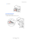 Page 159Clearing Paper Jams
Phaser® 7400 Color Printer
6-41 g.Close Door J.
Jam at Finisher Upper Output Tray
Follow these steps to clear the jam.
1.If paper is jammed in the finisher output tray, remove it.
7400-087
7400-079
Downloaded From ManualsPrinter.com Manuals 