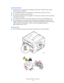 Page 187Phaser® 7400 Color Printer
A-4
Operational Guidelines
■Do not block or cover the slots and openings on the printer. The printer may overheat 
without adequate ventilation.
■For optimum performance, use the printer at elevations below 2,000 m (6,562 ft.).
■Do not place the printer near a heat source.
■Do not place the printer in direct sunlight to avoid exposure of light-sensitive components 
when the doors are open.
■Do not place the printer in line with the cold air flow from an air conditioning...