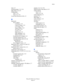 Page 154
Index
Phaser® 8560 Color Printer Index-4
lead, A-7
letterhead paper, 3-9, 3-16
light stripes, 4-8, 4-9
loading paper
Tray 1, 3-9
Trays 2-4, 3-16
Local Area Network (LAN), 2-5
M
Macintosh driver optionsColorSync, 3-23
Copies & Pages, 3-23
Cover Page, 3-23
Image Quality, 3-23
Job Types, 3-23
Layout, 3-23
Paper Feed, 3-23
Paper Handling, 3-23
Printer Features, 3-23
PostScript driver settings, 3-23
selecting manual feed, 3-15
selecting printing options for an  individual job Macintosh, 3-23
Xerox Support...