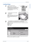 Page 17Quick Use GuidePage 13
Getting Started
Getting Started
Loading Paper
1
¾Open the required paper tray.
NOTE:  Paper trays 1 and 2 are fully 
adjustable for all stock sizes between A5 and 
A3 (5.5x8.5 and 11x17). Paper trays 3 and 
4 are dedicated paper trays which can be 
adjusted to hold either A4 or 8.5 x 11  long 
edge feed paper only.
2
¾Load paper. Paper must not be loaded 
above the fill line. 
¾Close the tray.
NOTE: For paper trays 1 and 2, ensure the 
guides are just touching the paper, otherwise...