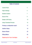 Page 99WorkCentre 7228/7235/7245
WorkCentre 7228/7235/7245 Quick Use Guide
Table of Contents
Control Panel
Printing a configuration report3
17
Banner Sheets
23 5
Replacing the Toner Cartridges25 Paper Settings
7
Booklet Creation
9
Secure Print
13
Auditron Setup 19 Simple LAN Faxing
Using Thumbnail Preview
Billing Meters15
27
Downloaded From ManualsPrinter.com Manuals 