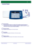 Page 100WorkCentre 7228/7235/7245
WorkCentre 7228/7235/7245 Quick Use Guide
Control Panel
1.
2.
3.Touch Screen
The touch screen allows you to select all the available programing features. It 
also displays fault clearance procedures and general machine information.
NOTE: If a feature button is unavailable (greyed out), select the button to display 
information on how to make the button available.
Services button
Displays the job features on the touch screen.
Job Status
Displays job progress information on the...