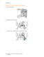 Page 195Troubleshooting
WorkCentre 7755/7765/7775 Multifunction Printer
User Guide 195
Paper Jams at 2b in the Finisher (Using Knob 2c)
1. Open the finisher door.
2. Move green lever 2b to the right.
3. Turn green knob 2c in the direction shown to release the paper.
wc77xx-068
2b
wc77xx-075
wc77xx-076
Downloaded From ManualsPrinter.com Manuals 