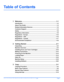 Page 3
Xerox CopyCentre C20, WorkCentre M20 and WorkCentre M20i User Guide Page i
Table of Contents
1 Welcome .................................................................................1-1
Introduction ................ ................................................................................ 1-2
About This Guide ....................................................................................... 1-3
Related Information Source s...