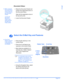 Page 85Xerox CopyCentre C20, WorkCentre M20 and WorkCentre M20i User Guide Page 5-3
E-mail
Document Glass:
zWhen using the 
Document Glass, 
ensure there are 
no documents in 
the Document 
Feeder. 
Leaving the 
Document 
Feeder open 
while scanning 
will affect the 
image quality.
Select the E-Mail Key and Features
zOnly those 
features relevant 
to the machine 
configuration will 
be available.¾
Raise the Document Feeder and 
position the original face down on 
the Document Glass.
Align with the registration...