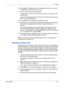 Page 1417Faxing 
Xerox PE2207-21
10.Press Enter. The display shows the current time and asks you to enter 
the starting time when the fax is to be sent. 
11 .Enter the time using the number keypad.
To select “AM” or “PM” for 12-hour format, press the   or   button or any 
number button.
If you set a time earlier than the current time, the document will be sent at 
that time on the following day. 
12.Press Enter when the starting time displays correctly.
13.The document is scanned into memory before transmission....