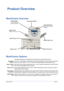 Page 9Quick Use GuidePage 5
Product Overview
WorkCentre Overview
WorkCentre Options
The following options are available for the WorkCentre copier/printer/scanner:
Document
HandlerFeeds 75 or 100 single or double sided documents depending on model speed. Documents 
from A5 to A3 (5.5x8.5 to 11x17) can be fed. Fitted instead of the document cover.
Paper Trays 3
& 4Both trays have a larger capacity than trays 1 and 2, therefore reducing the number of times 
you need to replace paper in the machine.
Paper Tray...