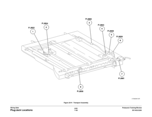 Page 9006/02
7-38DC1632/2240
Plug/Jack Locations
Prelaunch Training/Review Wiring DataFigure 29 H - Transport Assembly 