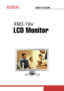 Page 1
LCD Monitor
User’s Guide
XM3-19w
LCD Monitor
 