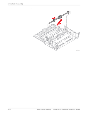 Page 2804-70 Xerox  Internal  Use  Only Phaser 3010/3040/WorkCentre 3045 Service  Service Parts Disassembly
.
s3040-072 