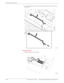 Page 2924-82 Xerox  Internal  Use  Only Phaser 3010/3040/WorkCentre 3045 Service  Service Parts Disassembly
3. Remove the Registration Sensor Actuator by releasing the left end from the 
chassis and
Replacement Note
Install the spring as shown below.
s3040-036
s3040-079 