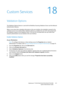 Page 311WorkCentre™ 5735/5740/5745/5755/5765/5775/5790
System Administrator Guide311
18Custom Services
Validation Options
The Validation Options feature is used with the Workflow Scanning Validation Server and the Network 
Authentication features.
When a user enters their metadata information at the user interface, the metadata is passed to the 
validation server to be verified. When Validation Options is enabled, the user’s ID is also passed with 
the validation request to the Validation Server. The user ID is...