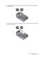 Page 201Xerox® DocuMate® 3640
User’s Guide 201
2. The roller assembly fits in a channel in the ADF 
cover. You can identify the roller assembly by its 
orange lock flange.
3. To remove the roller, push the lock flange down to unlock it. The roller will now be loose and can be  removed from its channel. 