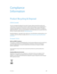 Page 75User Guide67
Compliance 
Information
Product Recycling & Disposal
USA & Canada
If you are managing the disposal of your Xerox® product, please note that the product may 
contain lead, mercury, Perchlorate, and other materials whose disposal may be regulated due to 
environmental considerations. The presence of these materials is fully consistent with global 
regulations applicable at the time that the product was placed on the market. For recycling and 
disposal information, contact your local...