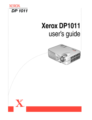 Page 1Xerox DP1011
user’s guide 