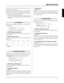 Page 1313
If “HH contrler” is set for the pad type, the value set here will
be transmitted as the velocity.
The trigger input level will be displayed as a % in the upper right
hand corner of the display. The maximum velocity (input level
99%) will be 127. The level is low when the pad is hit the weakest
so a wider dynamic range will be possible.
* This value will be automatically set after the appropriate pad
type is set in [1-1. Pad Type]. Some fine-tuning of the value will
be necessary.
1-5.  Specific...