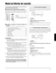 Page 14525
Con esta función se edita la canción del usuario (Nº 96-127)
que está seleccionada actualmente.
Activación del modo de Edición de canción
Mantenga pulsado el botón [SHIFT] y pulse el botón [SONG] del panel
frontal. Cuando se ha activado el modo de Edición de canción, aparece la
página principal (Tempo, repetición de reproducción) que se muestra a
continuación.
De qué se compone el modo de Edición de
canción
El modo de Edición de canción se divide en las 9 páginas siguientes.
1. Tempo, repetición de...