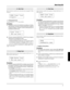 Page 18727
6.  Clear Track
Questa funzione cancella tutti i dati nella traccia assegnata q della
song user.
8.  Clear Song
Questa funzione cancella i dati sequence contenuti nelle tracce 1 e 2
della song user.
q  TR  (Specified Track)
Assegna la traccia (“1” o “2”) da cancellare.
Procedura
1.Assegnate la traccia che desiderate cancellare sul display
sopra illustrato e premete il pulsante [SAVE/ENT]. Apparirà
il seguente display a chiedervi conferma dell’operazione di
cancellazione della traccia.
2.Premete il...