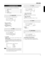 Page 2929
Utility Mode
q  Tune C (Tune Coarse)
[Range] –24 to 0 to +24
Tuning can be set in increments of a half step.
w Tune F (Tune Fine)
[Range] –64 to 0 to +63
Tuning can be set in increments of about 1.17 cents.
1-4.  Volume
This function sets the overall volume level of the tone generator.
q Volume
[Range] 0-127
1-5.  Reverb Bypass
This function decides whether to bypass the system effect’s reverb
or not.
1.  TG (Tone Generator) Group
This sub-mode contains settings for the DTXPRESS III’s tone gen-...