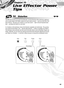 Page 4343
Chapter 13
Live Effector Power 
Tips
51Distortion
This little trick can kick your tracks into high gear!  Use the Distortion effect selectively, applying it 
only to certain beats in the Pattern, places you want to add an accent — such as on the 2nd or 3rd 
beat of the bar.  This gives you a massive, in-your-face sound — right on that all-important back-
beat — and takes the rhythm to a new level!
In a Variation on this technique, bring in the Distortion repeatedly and rhythmically.  This punches 
new...