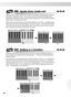 Page 6464
88Upside down, inside out!
Sometimes when you play certain Parts in a Pattern by themselves, it’s difﬁcult to hear where the 
downbeat is.  Especially in an intro.  Your ears may fool you into hearing and expecting a com-
pletely different downbeat!  Then, when the rest of the rhythm kicks in, it turns your feet (and whole 
body!) around.  Like with this tricky intro!
Select P18 and set only the Bass Part to play (with the Part Mixer).  Then start V1.  Let the Bass play by 
itself for a few bars, and...