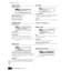 Page 276Appendix
Information Displays
276Owner’s Manual
Pattern mode
●Pattern Play mode
Indicates the amount of currently unused (available) memory 
(DRAM) for Pattern Phrase recording.
●Pattern Mixing mode
Same as in the Song Mixing mode.
●Mixing Voice Edit mode
Same as in the Voice mode.
Sampling mode
●Sampling mode
SampleMemory
Indicates the amount of memory used by Sampling.
RecordableSize
Indicates the amount of the available sampling memory 
(unused memory) and the available sampling time.
nKeep in mind...