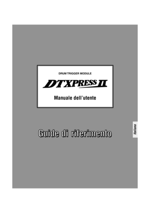 Page 153DRUM TRIGGER  MODULE
Manuale dell’utente
Italiano 