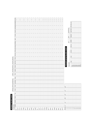 Page 205Type Gain Min Vel VelCurve SelfRej Rejection Spec.Rej In SPec.Rej Level
IN 1
IN 2
IN 3
IN 4
IN 5
IN 6
IN 7
IN 8
IN 9
IN 10
TRIGGER SETUP BLANK CHARTSetup Name
Inc Dec Input Excng
DRUMKIT BLANK CHARTDrumkit Name
Rev Type Rev Time
Rev Master Return
Volume Rev Send
Song Sel Tempo Sel HH Sens
Category
kick
kickR
snare
snrR1
snaR2
tom1
tom1R
tom2
tom2R
tom3
tom3R
ride
rideE
rideC
crash
crashEceashCopenopenRclose
closeR
footClVoice No. Volume Pan Tune C Tune F
Layer Balance
Decay Filter Note No. Channel Gate...