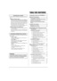 Page 402
TABLE DES MATIERES
Composition interne du DTXPRESS II ......4
Mode de kit de batterie ............................... 6
1. Kit de batterie et morceau .................................... 6
2. Configuration de déclenchements & Tempo ...... 6
3. Morceau & assourdissement ............................... 7
Fonction de contrôle de désynchronisation
“Groove” .................................................................... 7
A propos du morceaux ............................... 8
Reproduction de morceau...