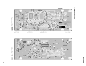 Page 2323 P-85/P-85S
 DM Circuit Board
Component side
¢
æ
¼£Pattern side
¢Í»”ï£
to JK-CN301
to GHL88M-CN2
to PN2-CN704
to AM-CN101
not installed 