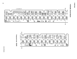 Page 28P-85/P-85S
28
DD’
DD’
to GHL88M-CN1Component side
¢
æ
¼£
 GHL88L Circuit Board
2NA-WF26230 